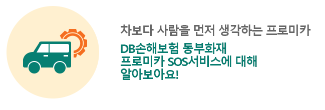 DB���غ��� ����ȭ�� ���ι�ī SOS���񽺿� ���� �˾ƺ��ƿ� �̹���